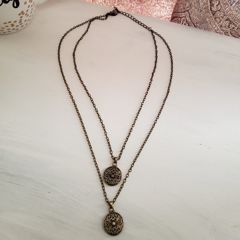 Filigree Layered Necklace